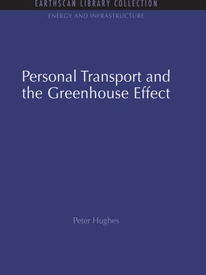 cover image of Personal Transport and the Greenhouse Effect